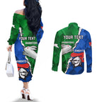 personalised-knights-and-rabbitohs-rugby-couples-matching-off-the-shoulder-long-sleeve-dress-and-long-sleeve-button-shirts-2023-sporty-version