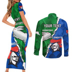 personalised-knights-and-rabbitohs-rugby-couples-matching-short-sleeve-bodycon-dress-and-long-sleeve-button-shirts-2023-sporty-version