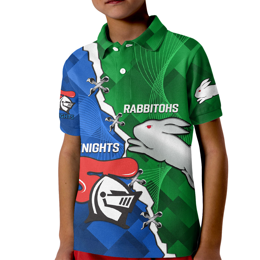 personalised-knights-and-rabbitohs-rugby-kid-polo-shirt-2023-sporty-version