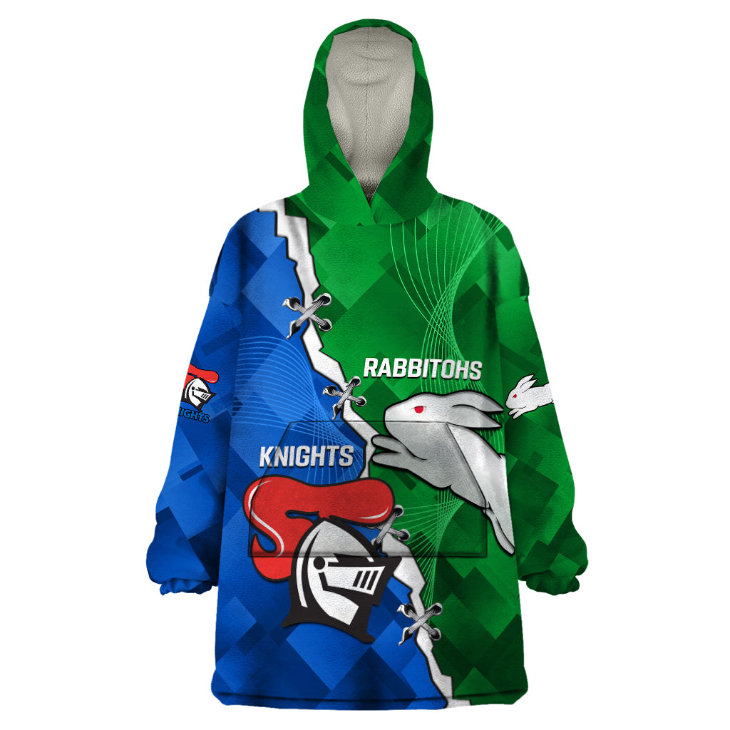 personalised-knights-and-rabbitohs-rugby-wearable-blanket-hoodie-2023-sporty-version