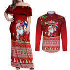 australia-christmas-couples-matching-off-shoulder-maxi-dress-and-long-sleeve-button-shirts-xmas-in-july-happy-santa-claus-with-map-red-style