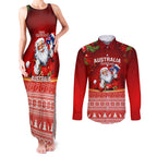 australia-christmas-couples-matching-tank-maxi-dress-and-long-sleeve-button-shirts-xmas-in-july-happy-santa-claus-with-map-red-style