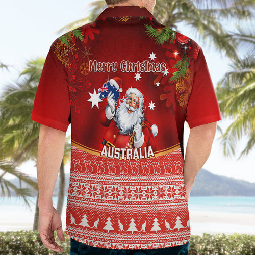 australia-christmas-hawaiian-shirt-xmas-in-july-happy-santa-claus-with-map-red-style