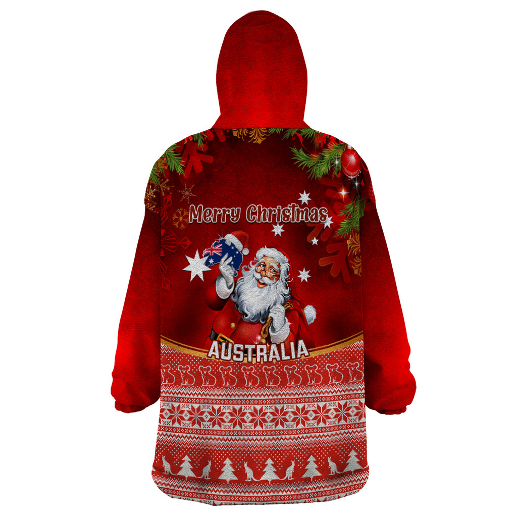 australia-christmas-wearable-blanket-hoodie-xmas-in-july-happy-santa-claus-with-map-red-style