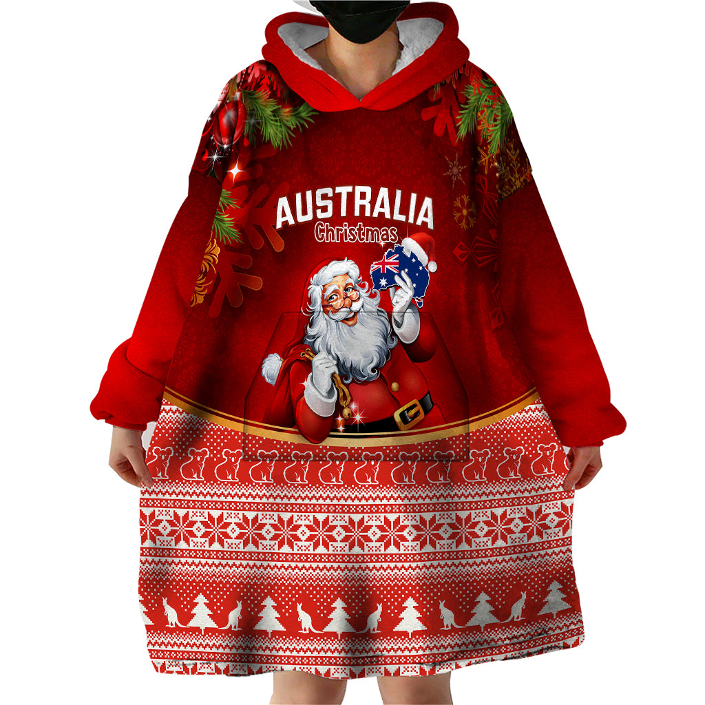 australia-christmas-wearable-blanket-hoodie-xmas-in-july-happy-santa-claus-with-map-red-style