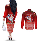personalised-australia-christmas-couples-matching-off-the-shoulder-long-sleeve-dress-and-long-sleeve-button-shirts-xmas-in-july-happy-santa-claus-with-map-red-style