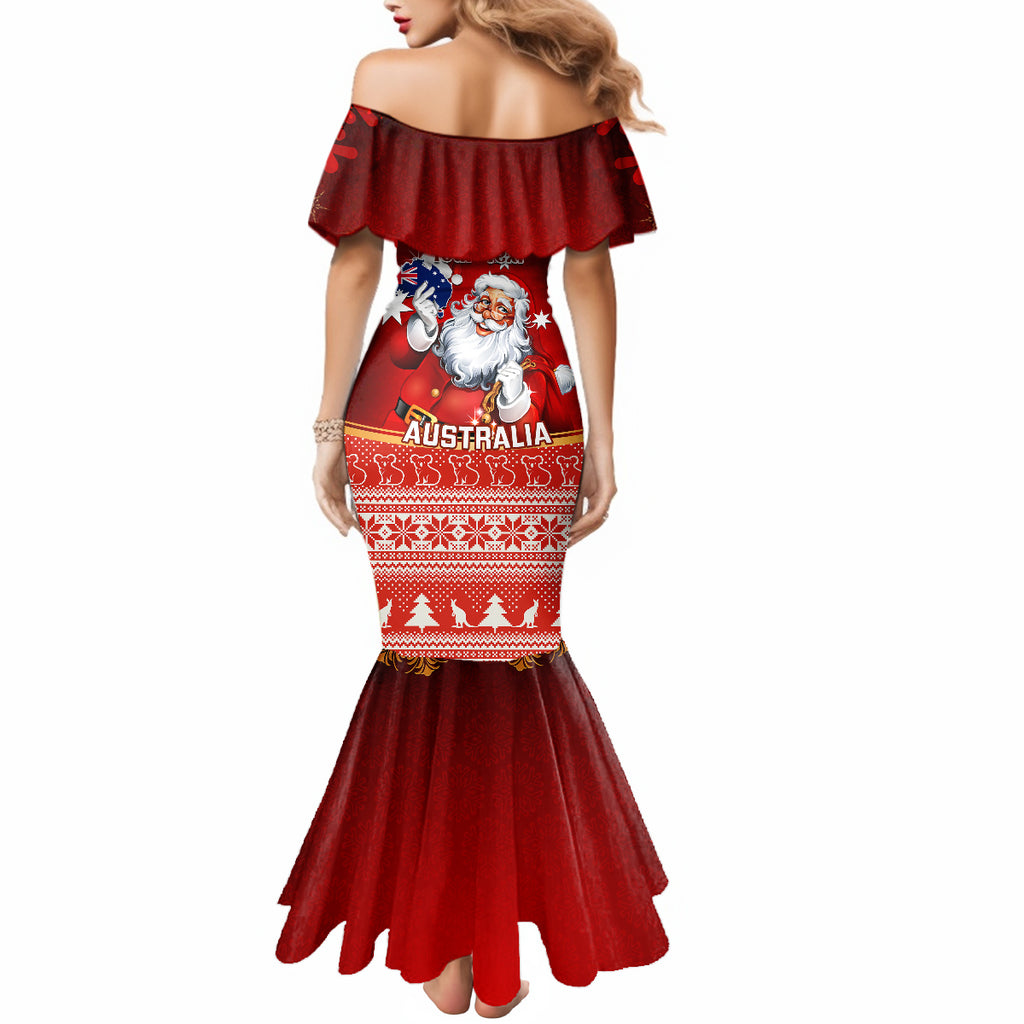 personalised-australia-christmas-mermaid-dress-xmas-in-july-happy-santa-claus-with-map-red-style