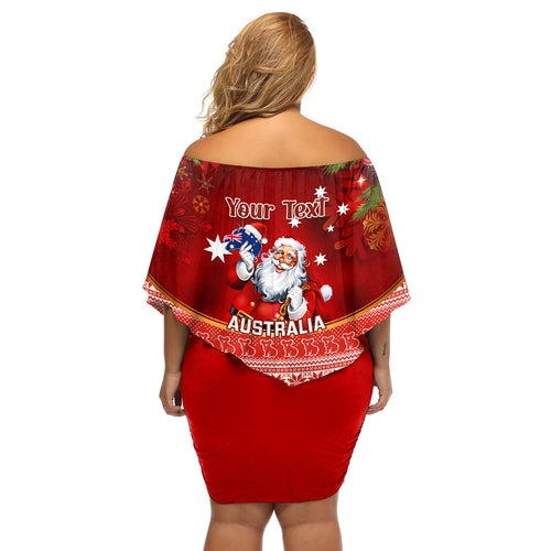 personalised-australia-christmas-off-shoulder-short-dress-xmas-in-july-happy-santa-claus-with-map-red-style
