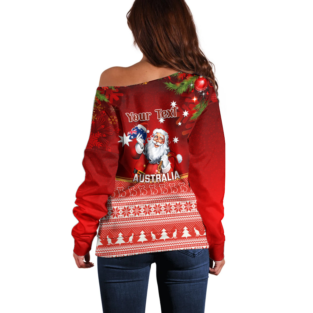 personalised-australia-christmas-off-shoulder-sweater-xmas-in-july-happy-santa-claus-with-map-red-style