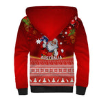personalised-australia-christmas-sherpa-hoodie-xmas-in-july-happy-santa-claus-with-map-red-style