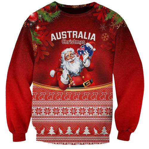 personalised-australia-christmas-sweatshirt-xmas-in-july-happy-santa-claus-with-map-red-style