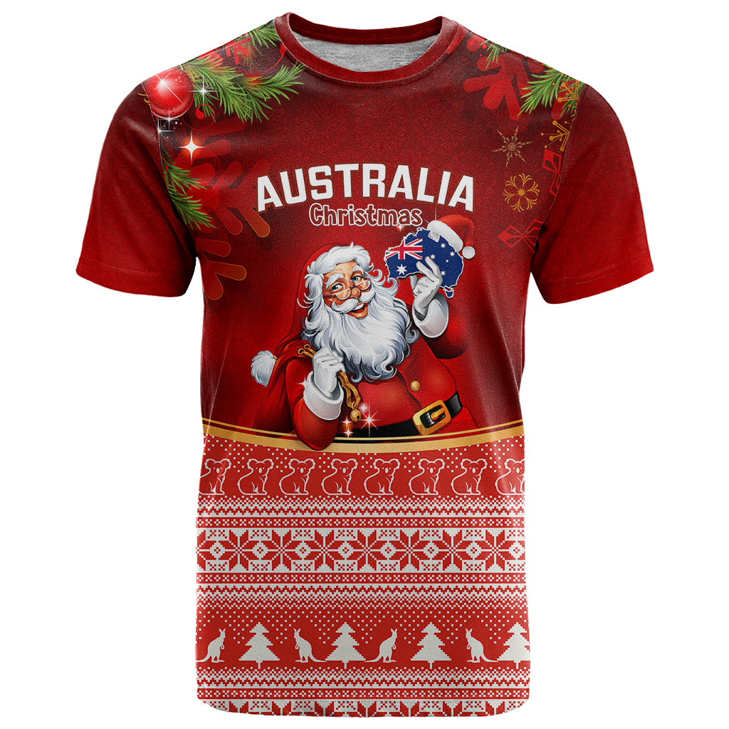 personalised-australia-christmas-t-shirt-xmas-in-july-happy-santa-claus-with-map-red-style