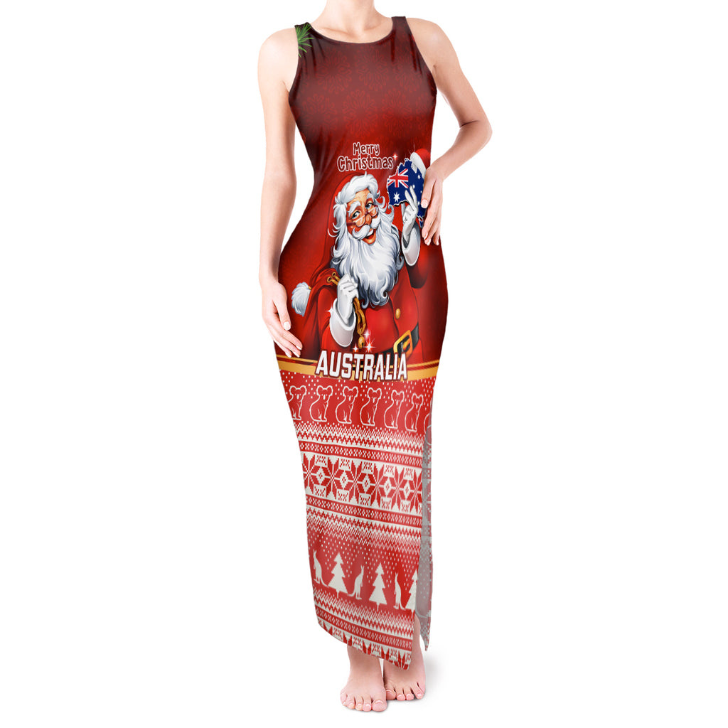 personalised-australia-christmas-tank-maxi-dress-xmas-in-july-happy-santa-claus-with-map-red-style