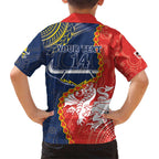 Custom Dragons And Cowboys Rugby Hawaiian Shirt Aboriginal Mix Polynesian Pattern