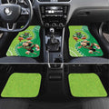 Personalised Rabbitohs And Raiders Rugby Car Mats Aboriginal Mix Polynesian Pattern