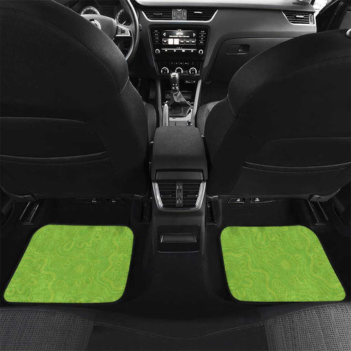 Personalised Rabbitohs And Raiders Rugby Car Mats Aboriginal Mix Polynesian Pattern