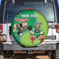 Personalised Rabbitohs And Raiders Rugby Spare Tire Cover Aboriginal Mix Polynesian Pattern