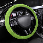 Rabbitohs And Raiders Rugby Steering Wheel Cover Aboriginal Mix Polynesian Pattern