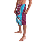 Personalised Eagles And Sharks Rugby Lavalava Aboriginal Mix Polynesian Pattern