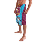 Personalised Sharks And Broncos Rugby Lavalava Aboriginal Mix Polynesian Pattern