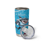 Sharks And Broncos Rugby Tumbler Cup Aboriginal Mix Polynesian Pattern