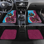 Personalised Eagles And Titans Rugby Car Mats Aboriginal Mix Polynesian Pattern