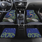 Personalized New Zealand Pukeko Christmas Car Mats Meri Kirihimete Taniko Ponga Koru Blue - Aussie Hoodie