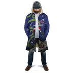 Personalized New Zealand Pukeko Christmas Cloak Meri Kirihimete Taniko Ponga Koru Blue - Aussie Hoodie