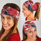 Personalized New Zealand Pukeko Christmas Neck Gaiter Meri Kirihimete Taniko Ponga Koru Red - Aussie Hoodie