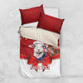 Personalized New Zealand Sheep Christmas Bedding Set Hipi Meri Kirihimete Silver Fern Xmas Tree - Aussie Hoodie