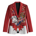 Personalized New Zealand Sheep Christmas Blazer Hipi Meri Kirihimete Silver Fern Xmas Tree - Aussie Hoodie