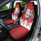 Personalized New Zealand Sheep Christmas Car Seat Cover Hipi Meri Kirihimete Silver Fern Xmas Tree - Aussie Hoodie