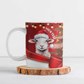 Personalized New Zealand Sheep Christmas Ceramic Mug Hipi Meri Kirihimete Silver Fern Xmas Tree - Aussie Hoodie