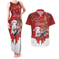 Personalized New Zealand Sheep Christmas Couples Matching Tank Maxi Dress and Hawaiian Shirt Hipi Meri Kirihimete Silver Fern Xmas Tree - Aussie Hoodie