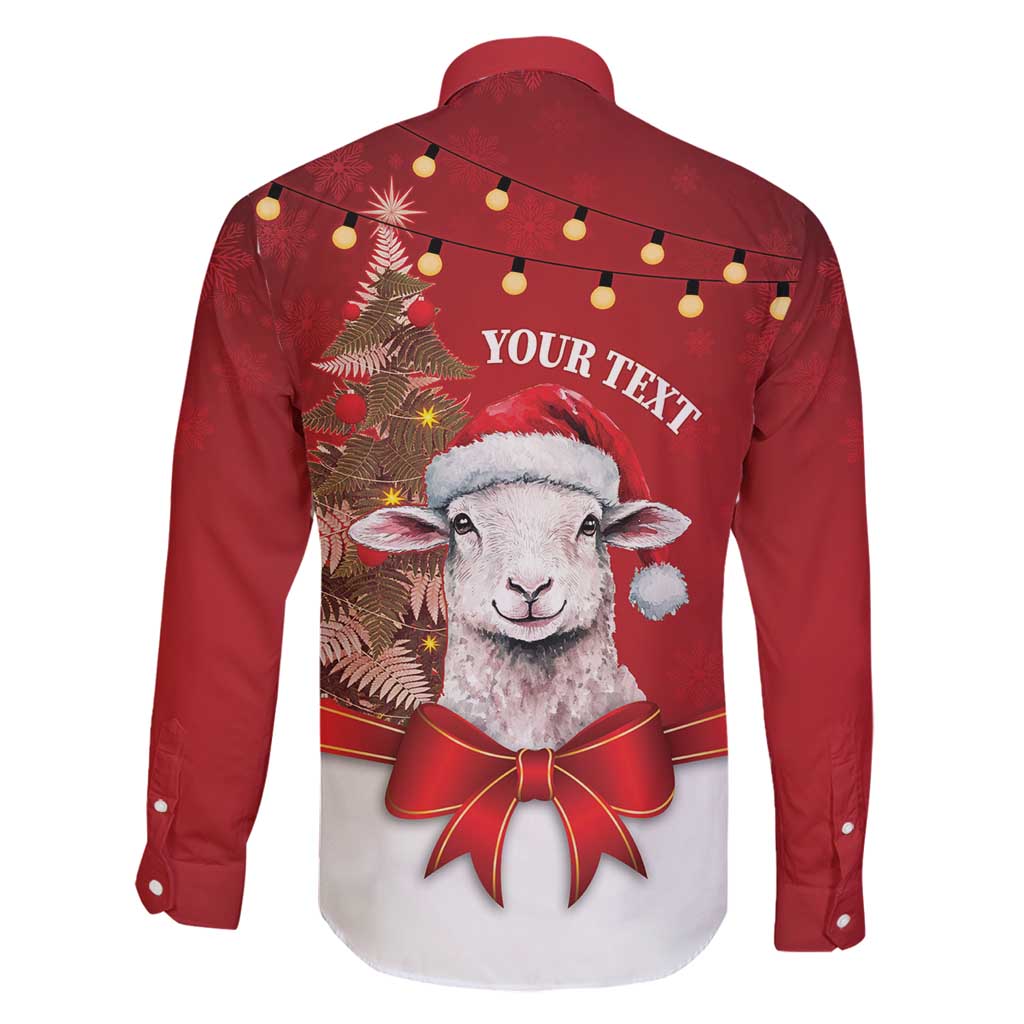 Personalized New Zealand Sheep Christmas Family Matching Long Sleeve Bodycon Dress and Hawaiian Shirt Hipi Meri Kirihimete Silver Fern Xmas Tree - Aussie Hoodie