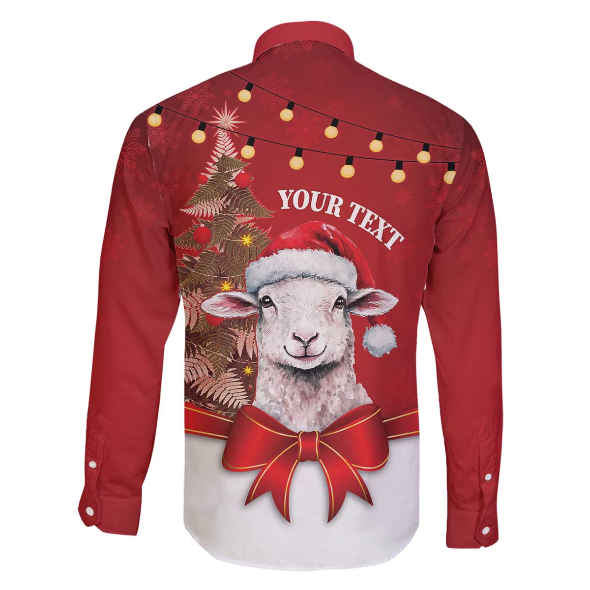 Personalized New Zealand Sheep Christmas Family Matching Off The Shoulder Long Sleeve Dress and Hawaiian Shirt Hipi Meri Kirihimete Silver Fern Xmas Tree - Aussie Hoodie