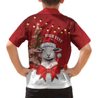 Personalized New Zealand Sheep Christmas Family Matching Summer Maxi Dress and Hawaiian Shirt Hipi Meri Kirihimete Silver Fern Xmas Tree - Aussie Hoodie