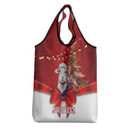 Personalized New Zealand Sheep Christmas Grocery Bag Hipi Meri Kirihimete Silver Fern Xmas Tree - Aussie Hoodie