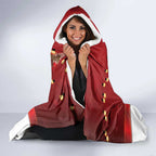 Personalized New Zealand Sheep Christmas Hooded Blanket Hipi Meri Kirihimete Silver Fern Xmas Tree - Aussie Hoodie
