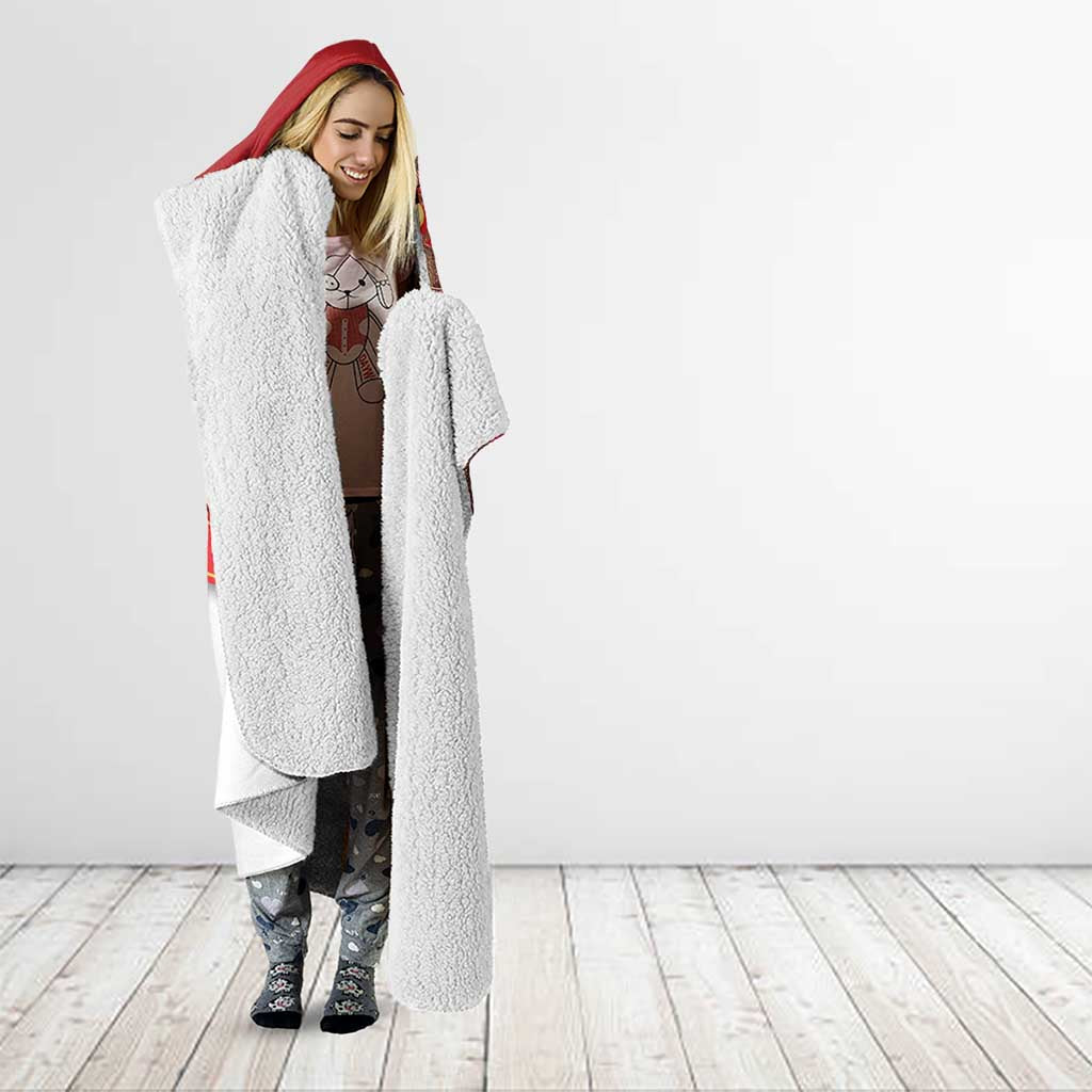 Personalized New Zealand Sheep Christmas Hooded Blanket Hipi Meri Kirihimete Silver Fern Xmas Tree - Aussie Hoodie