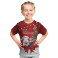 Personalized New Zealand Sheep Christmas Kid T Shirt Hipi Meri Kirihimete Silver Fern Xmas Tree - Aussie Hoodie