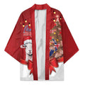 Personalized New Zealand Sheep Christmas Kimono Hipi Meri Kirihimete Silver Fern Xmas Tree - Aussie Hoodie