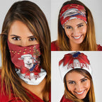 Personalized New Zealand Sheep Christmas Neck Gaiter Hipi Meri Kirihimete Silver Fern Xmas Tree - Aussie Hoodie