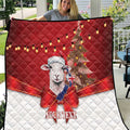 Personalized New Zealand Sheep Christmas Quilt Hipi Meri Kirihimete Silver Fern Xmas Tree - Aussie Hoodie