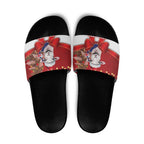 Personalized New Zealand Sheep Christmas Slide Sandals Hipi Meri Kirihimete Silver Fern Xmas Tree - Aussie Hoodie