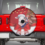 Personalized New Zealand Sheep Christmas Spare Tire Cover Hipi Meri Kirihimete Silver Fern Xmas Tree - Aussie Hoodie