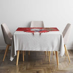 Personalized New Zealand Sheep Christmas Tablecloth Hipi Meri Kirihimete Silver Fern Xmas Tree - Aussie Hoodie