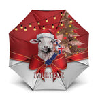 Personalized New Zealand Sheep Christmas Umbrella Hipi Meri Kirihimete Silver Fern Xmas Tree - Aussie Hoodie