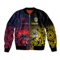 custom-demons-and-tigers-football-bomber-jacket-2023-together-indigenous-art