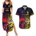 custom-demons-and-tigers-football-couples-matching-summer-maxi-dress-and-hawaiian-shirt-2023-together-indigenous-art
